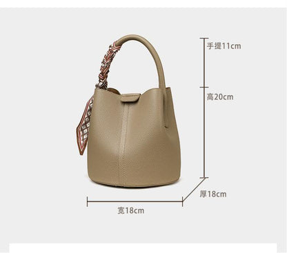 Bucket bag large capacity crossbody bag 2025 new women's bag fashionable handbag shoulder bag