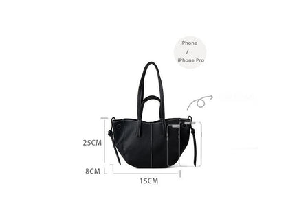 Design sense large capacity basket bag women's spring new fashion commuting shoulder underarm bag