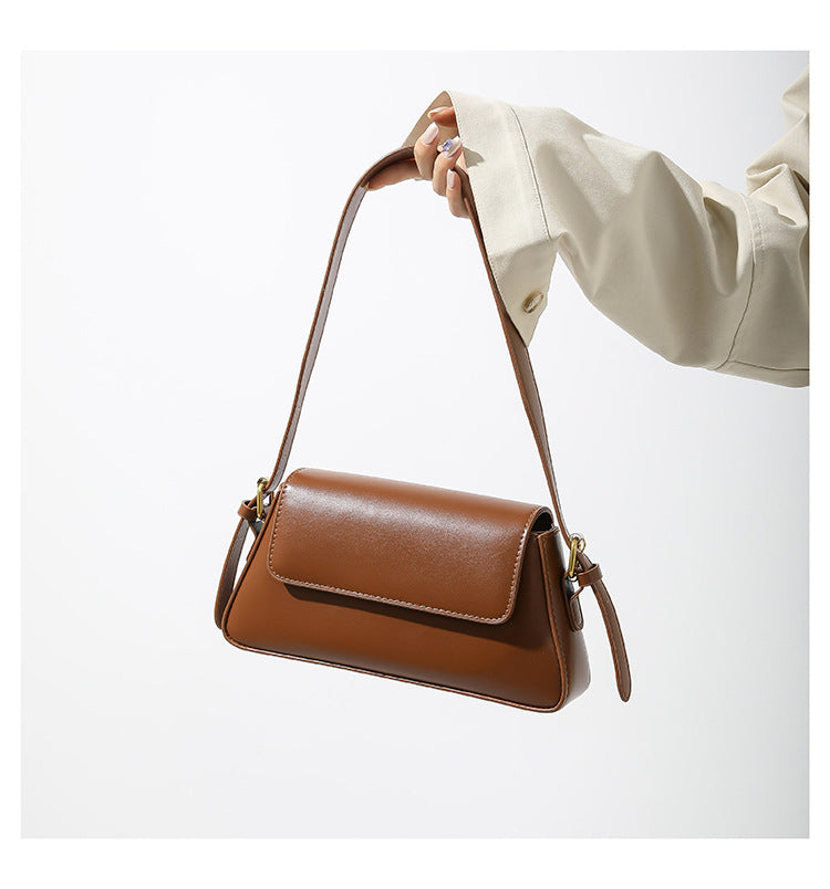 2025 new style fashion small square bag this year popular texture solid color shoulder underarm bag