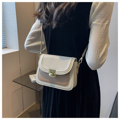 Western retro bag for women 2023 popular new style trendy online celebrity shoulder bag versatile ins crossbody small square bag