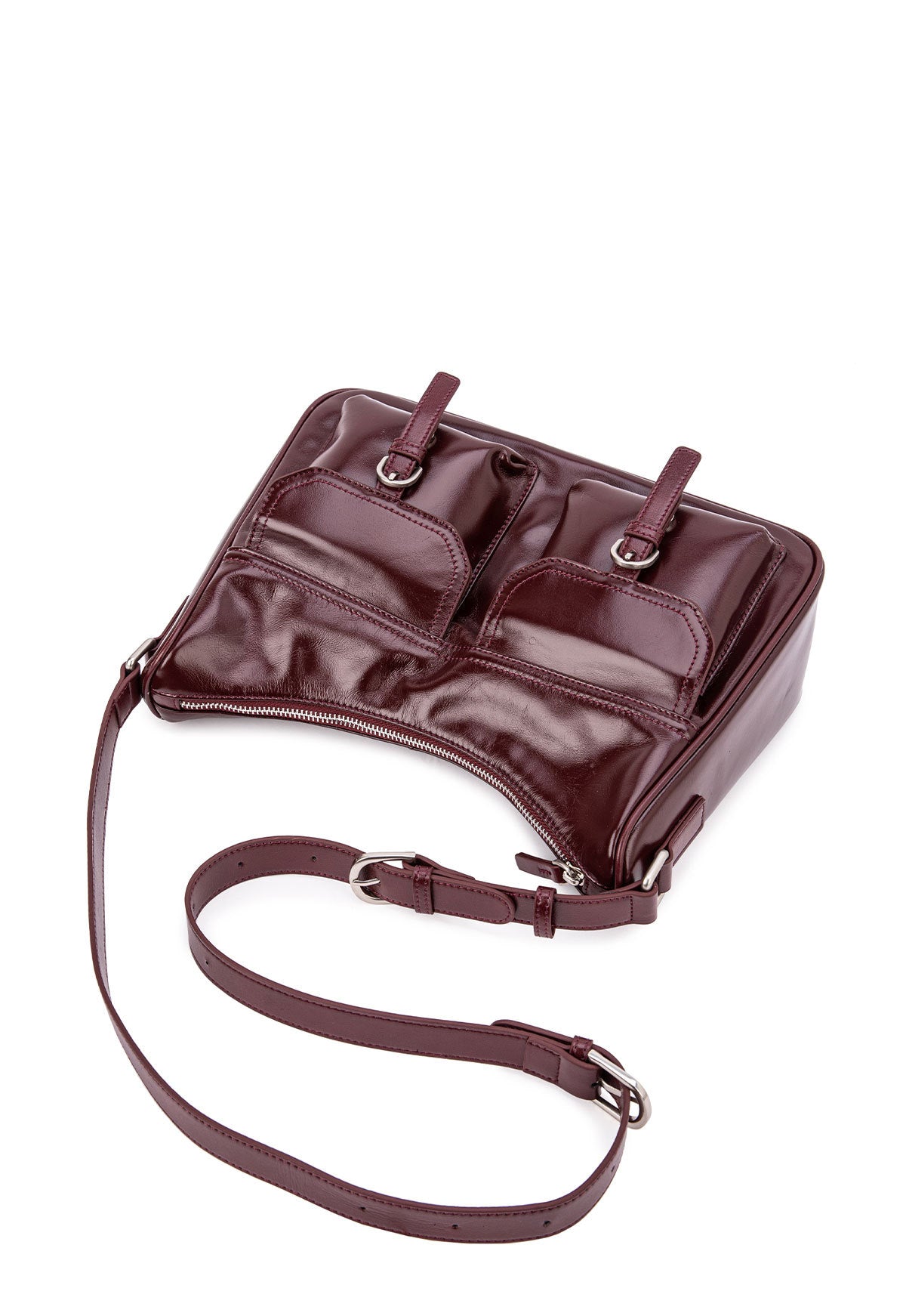 Messenger bag for women, retro, high-end, niche, top-layer genuine cowhide, underarm shoulder motorcycle bag