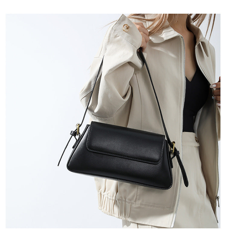 2025 new style fashion small square bag this year popular texture solid color shoulder underarm bag