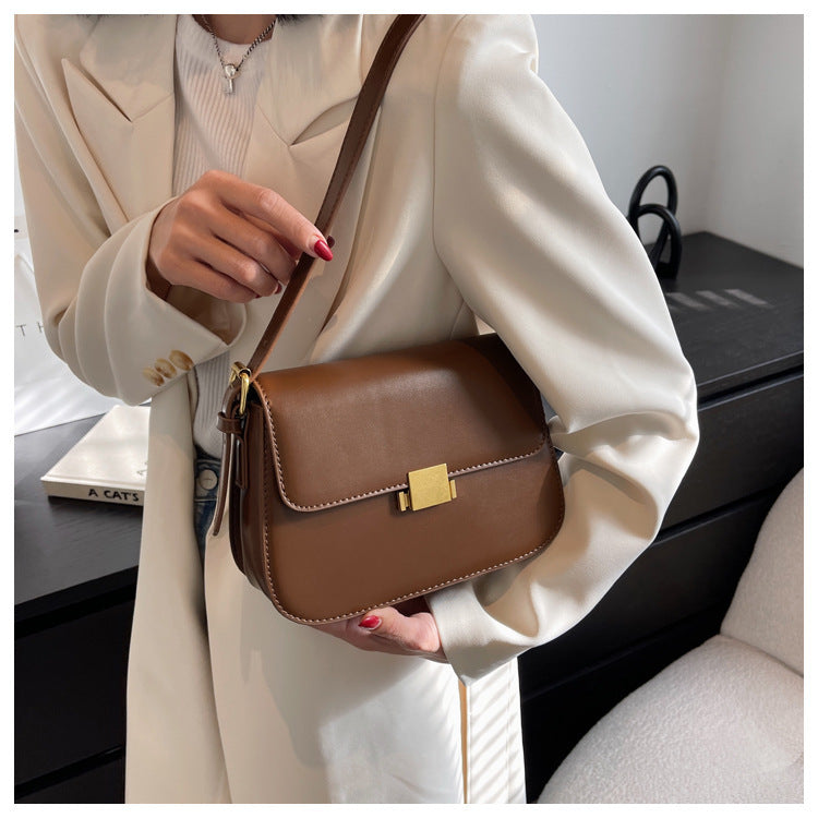 2025 new high-end shoulder and crossbody bag, popular small square bag