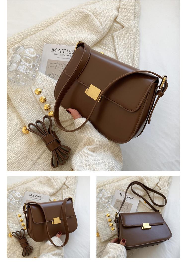 2025 new high-end shoulder and crossbody bag, popular small square bag