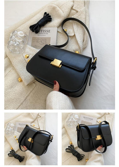 2025 new high-end shoulder and crossbody bag, popular small square bag