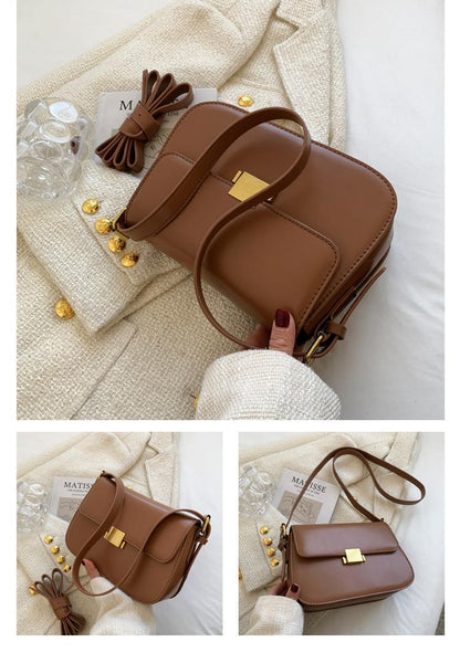 2025 new high-end shoulder and crossbody bag, popular small square bag