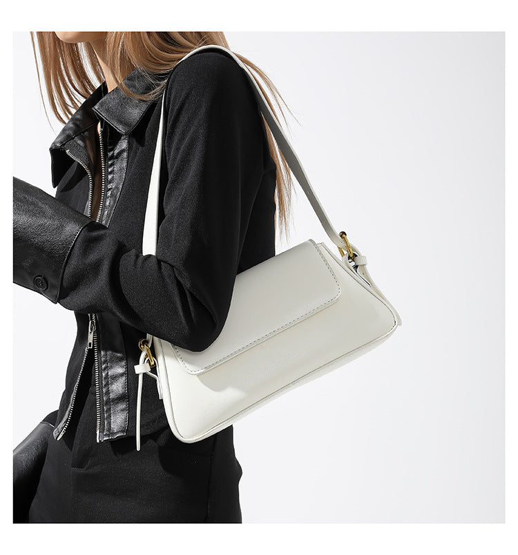 2025 new style fashion small square bag this year popular texture solid color shoulder underarm bag