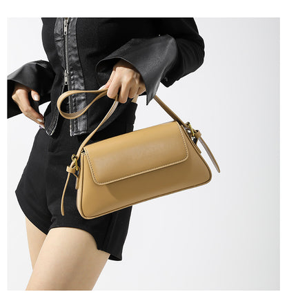 2025 new style fashion small square bag this year popular texture solid color shoulder underarm bag