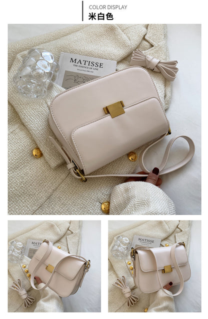 2025 new high-end shoulder and crossbody bag, popular small square bag