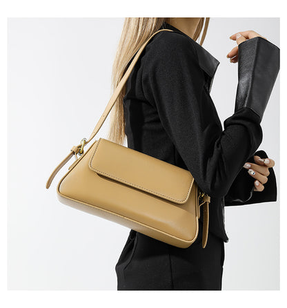 2025 new style fashion small square bag this year popular texture solid color shoulder underarm bag