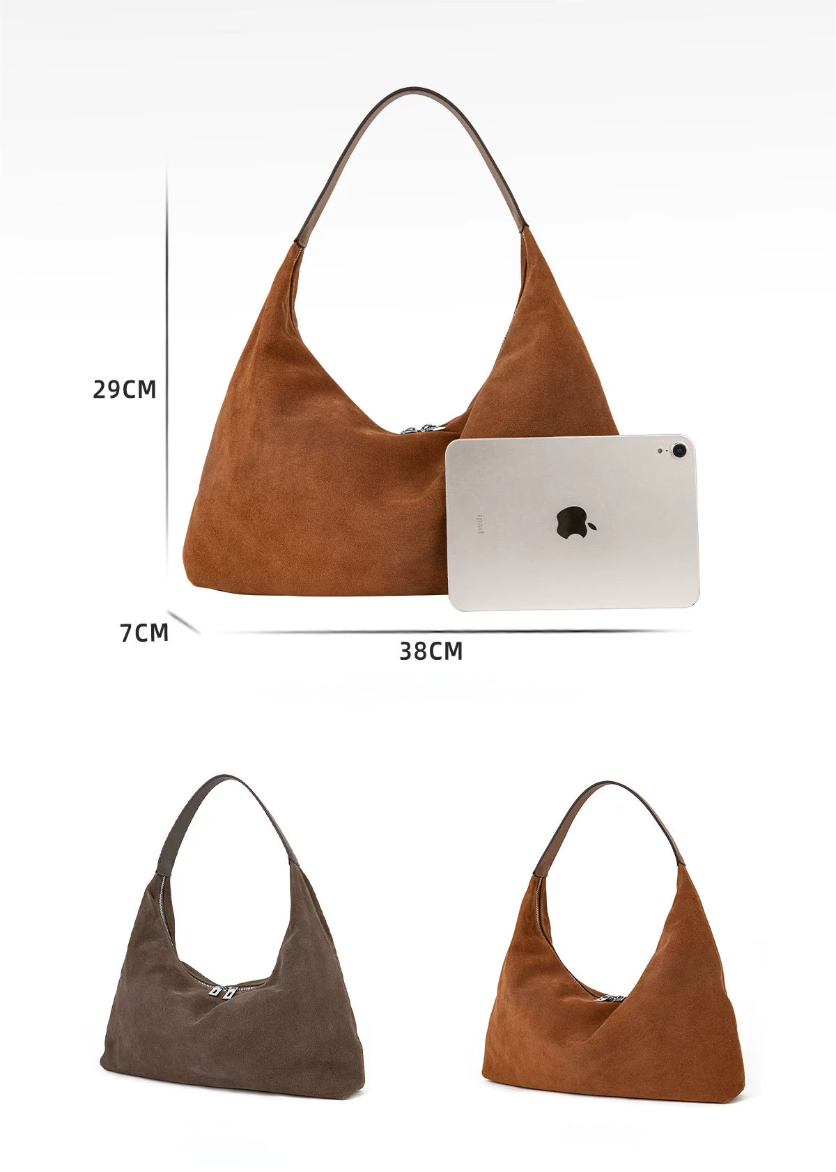 Dumpling bag for women, new style for autumn and winter, high-end niche genuine cowhide shoulder underarm bag